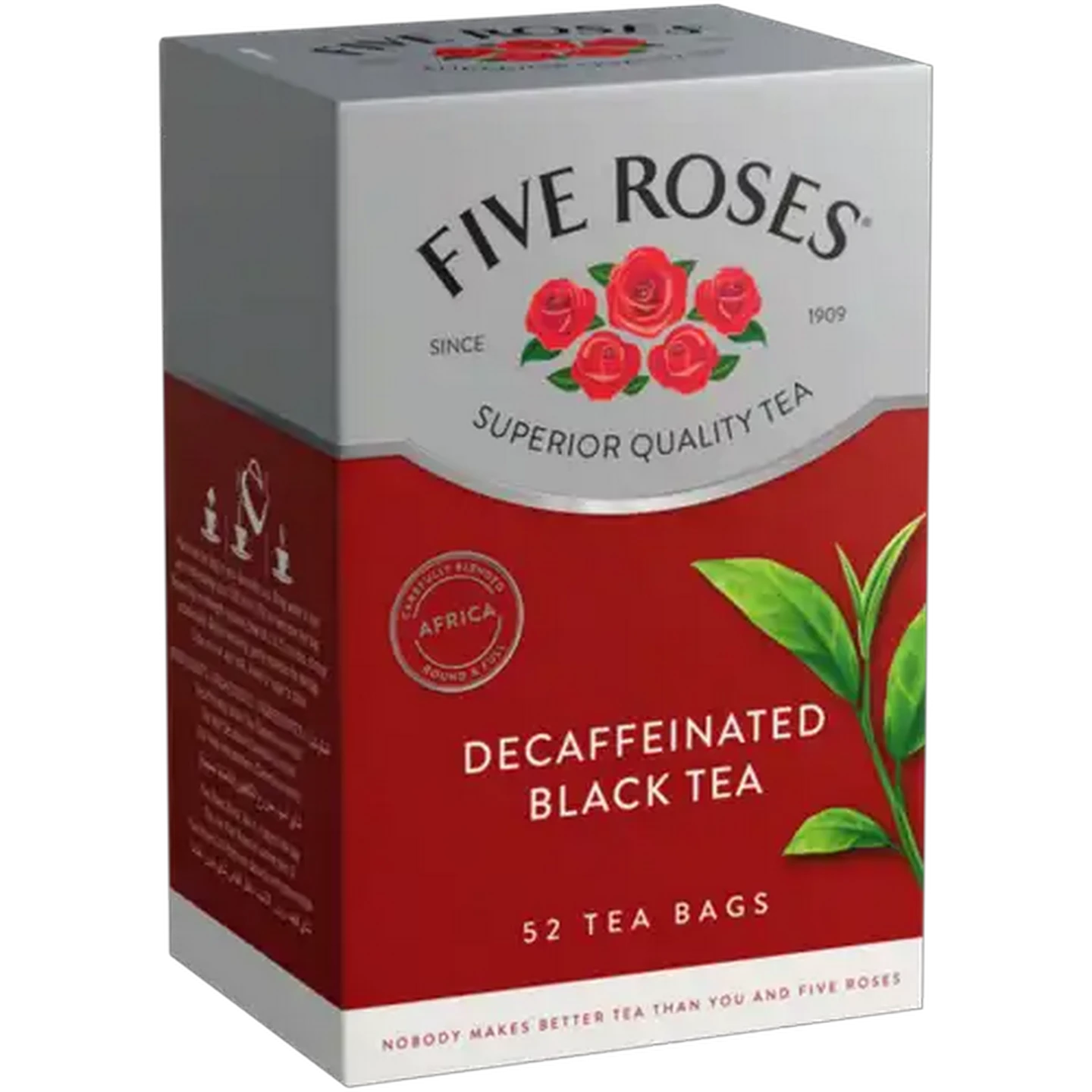 Image of Five Roses Decaffeinated Black Tea Bags 52 Pack