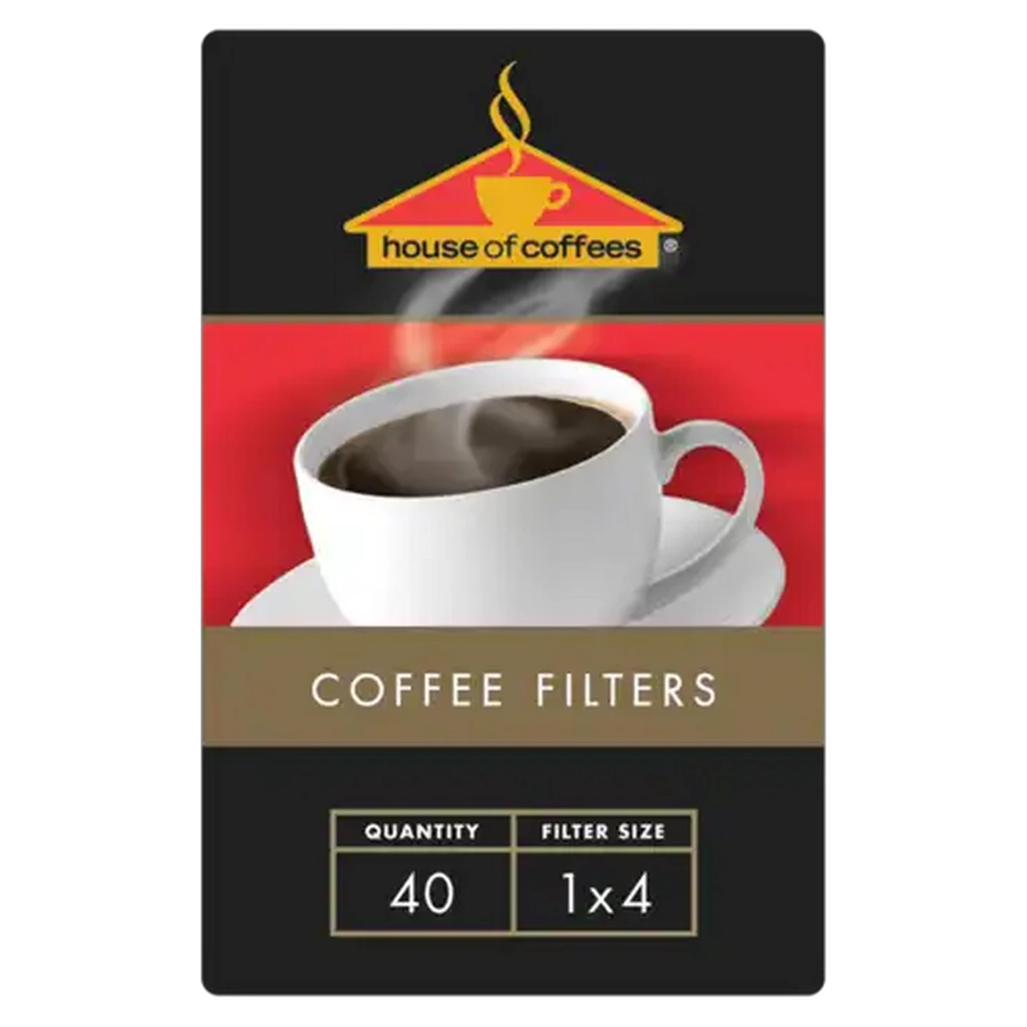 Image of House of Coffees Coffee Filters 40 Pack
