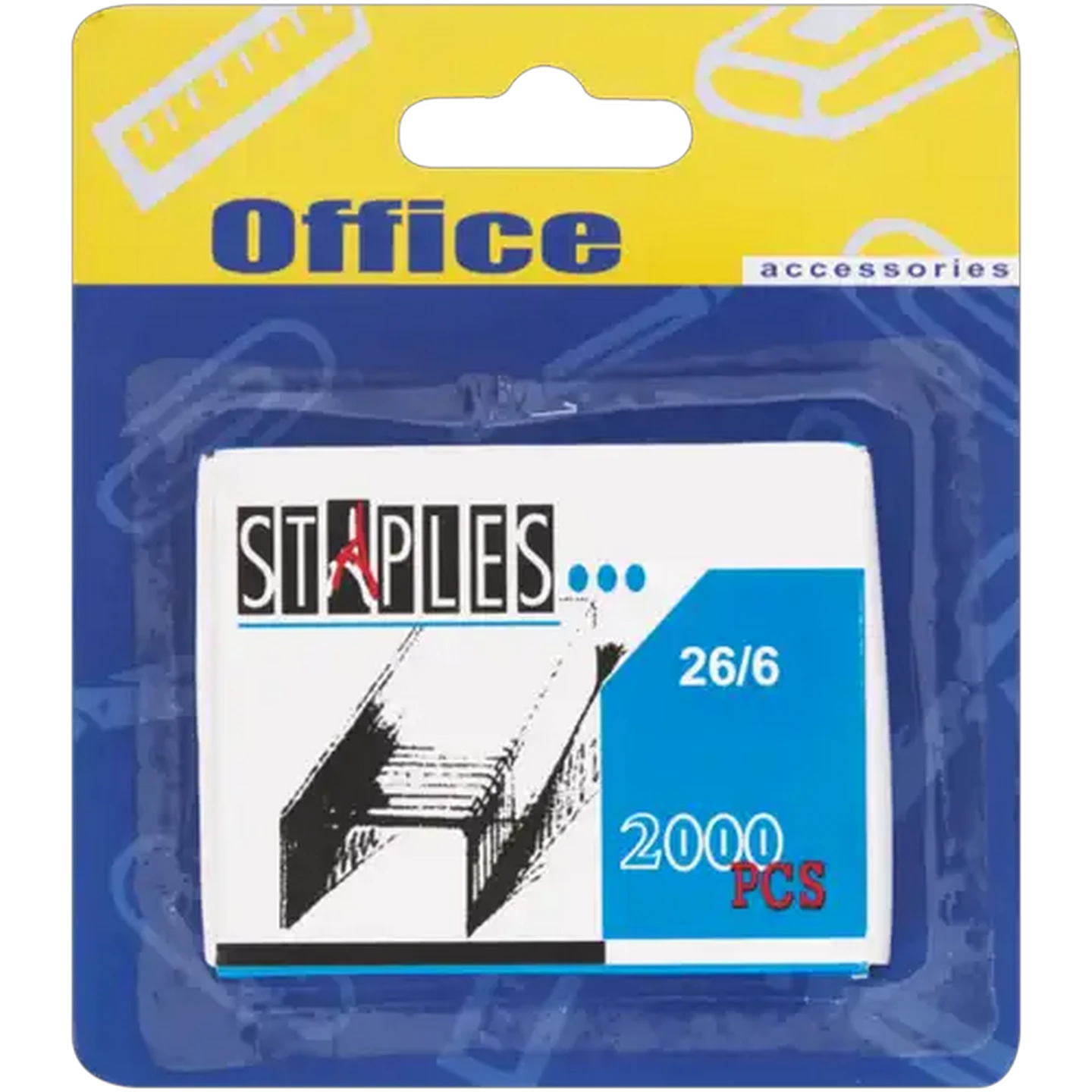 Image of Office Accessories 26/6 Staples 2000 Pack