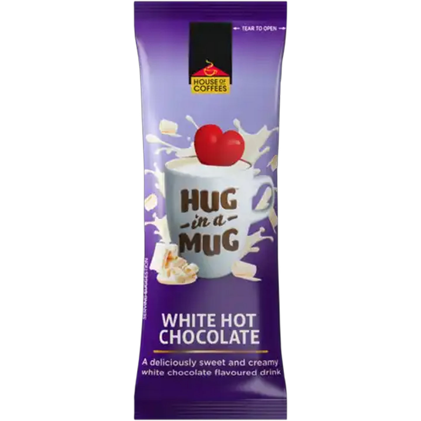 Image of House of Coffees HUG in a MUG White Hot Chocolate 24g
