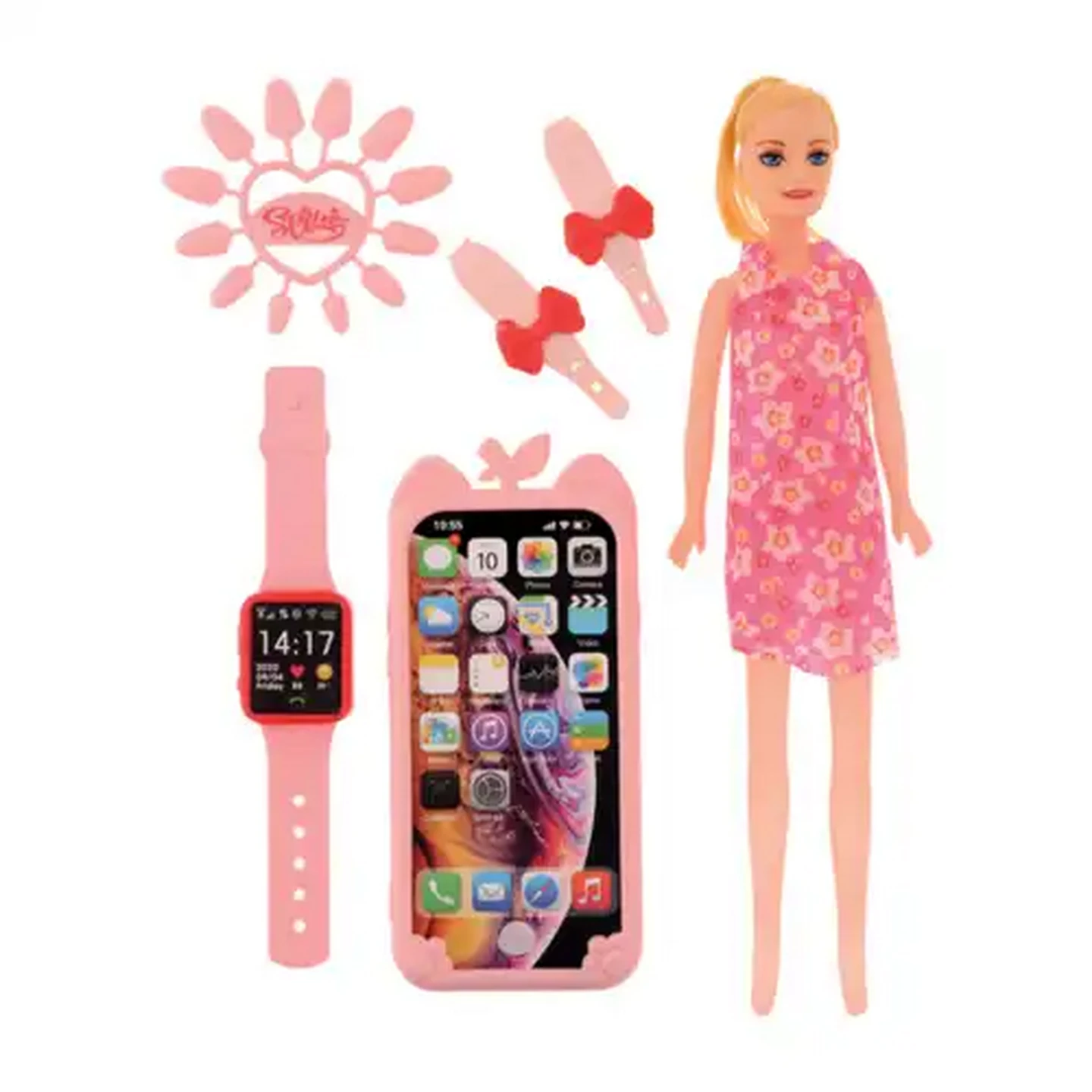 Image of QX Toys Fashion Girl Dress Me Up Beauty Set 6 Piece