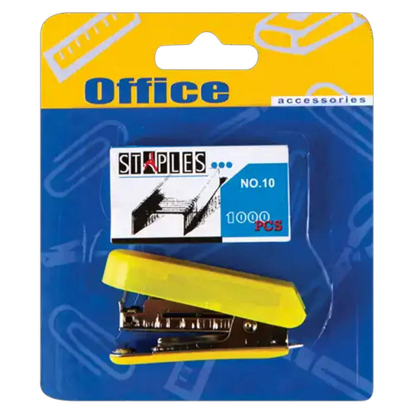 Image of Office Accessories Stapler & Staples (Colour May Vary)