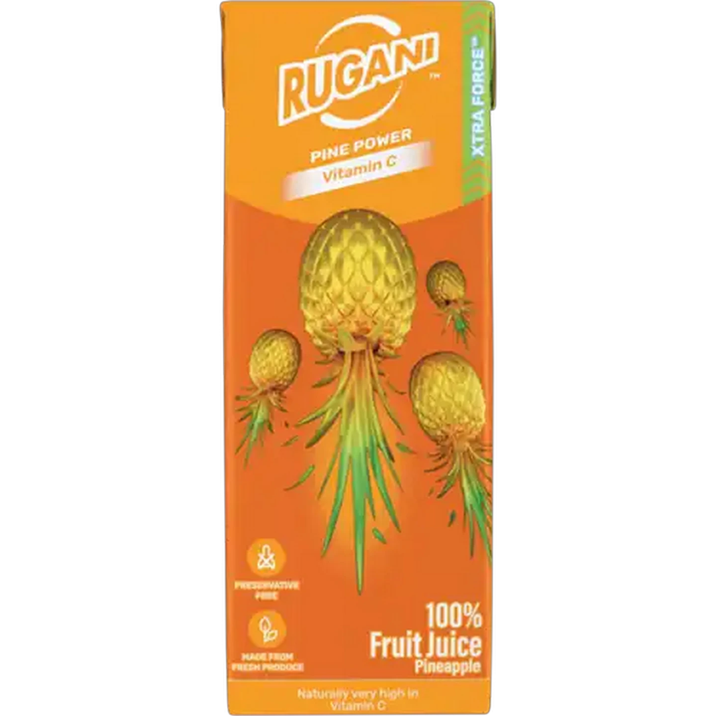 Image of Rugani Xtra Force Pineapple 100% Fruit Juice 330ml