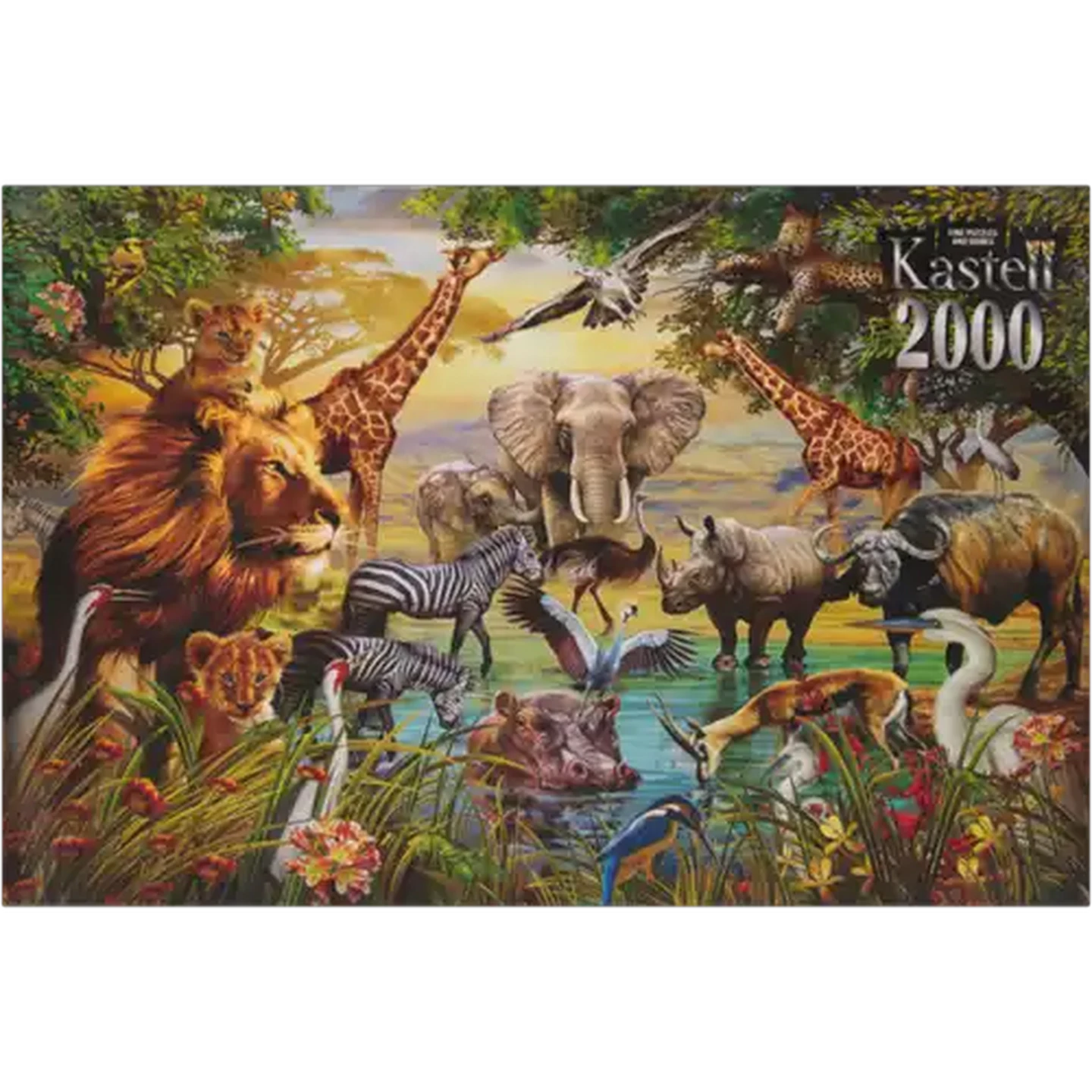 Image of Kastell African Wildlife Puzzle 2000 Piece (Design May Vary)