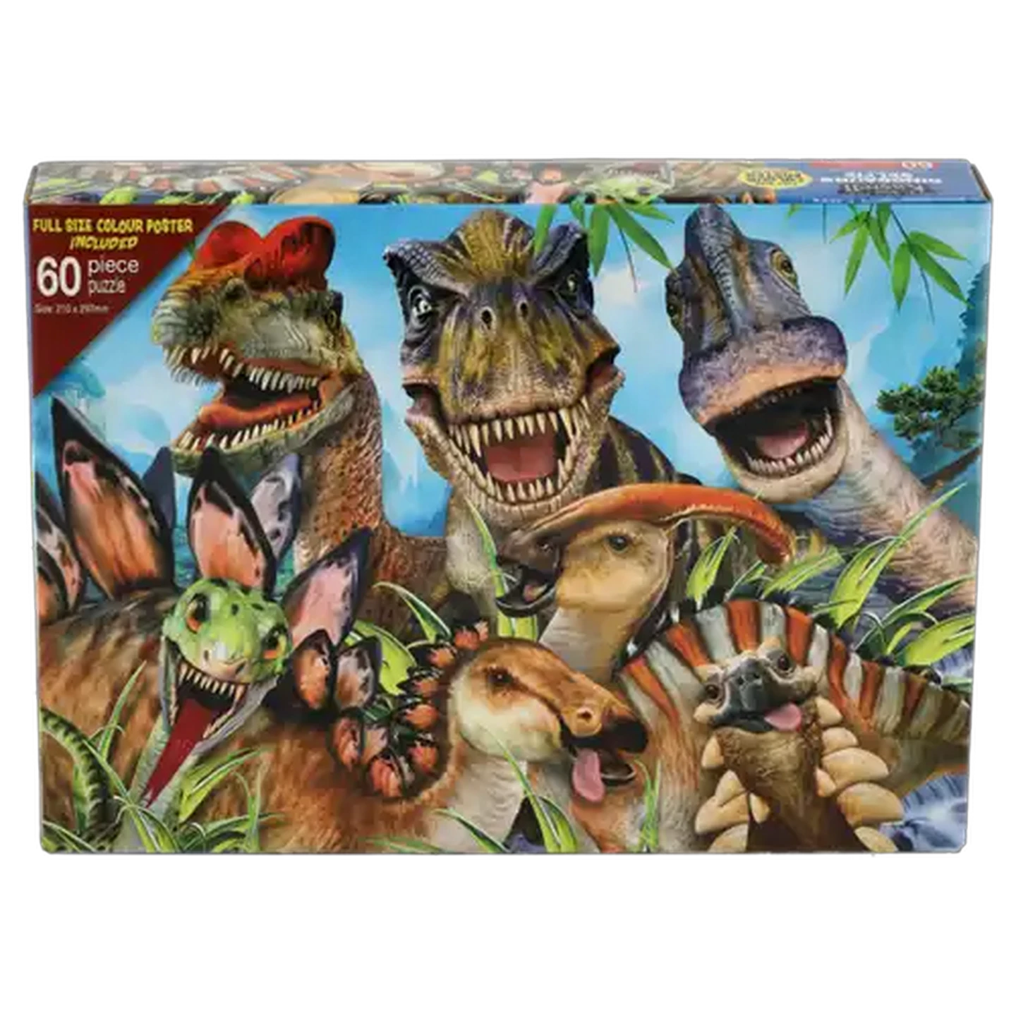 Image of Kastell Dinosaurs Selfie Puzzle 60 Piece