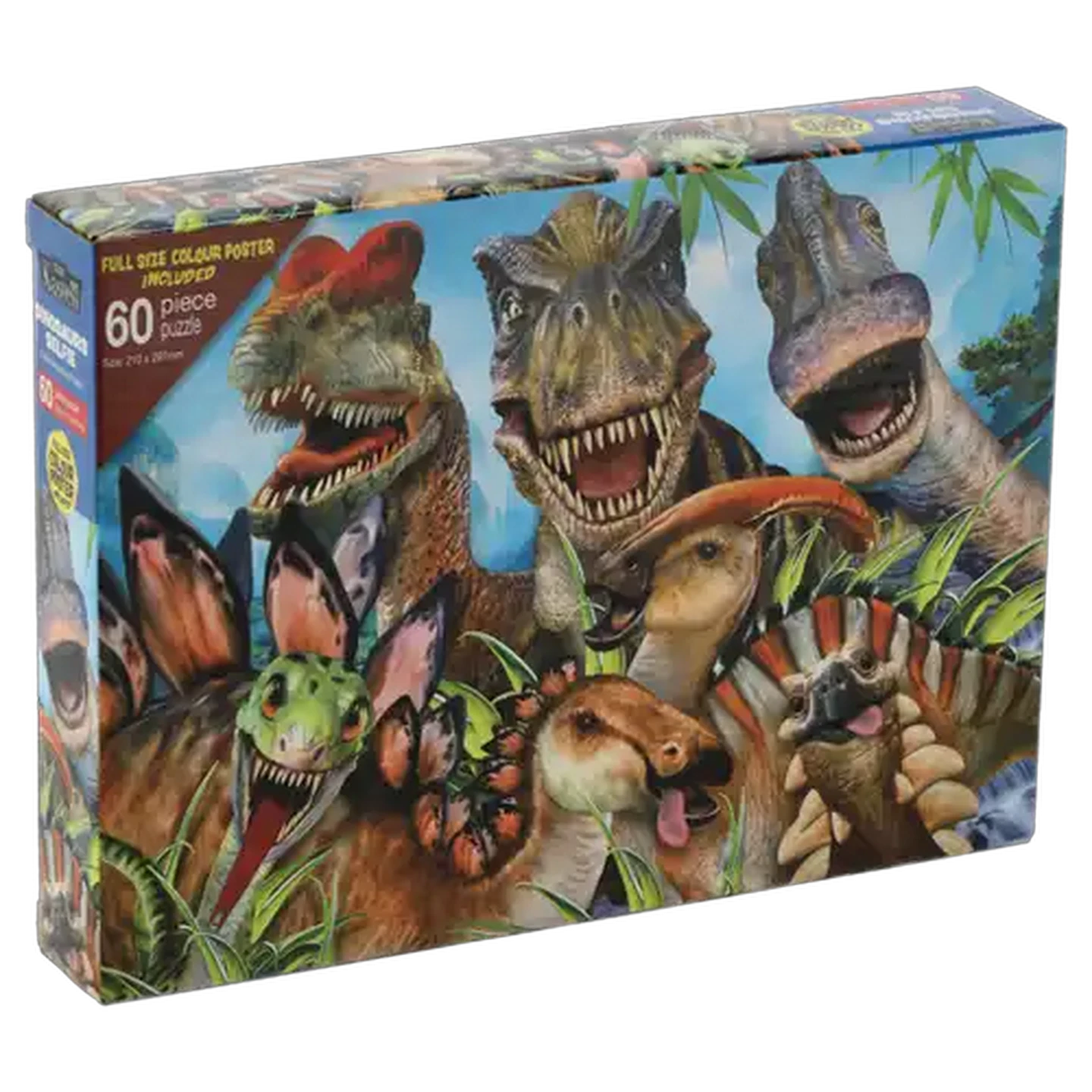 Image of Kastell Dinosaurs Selfie Puzzle 60 Piece