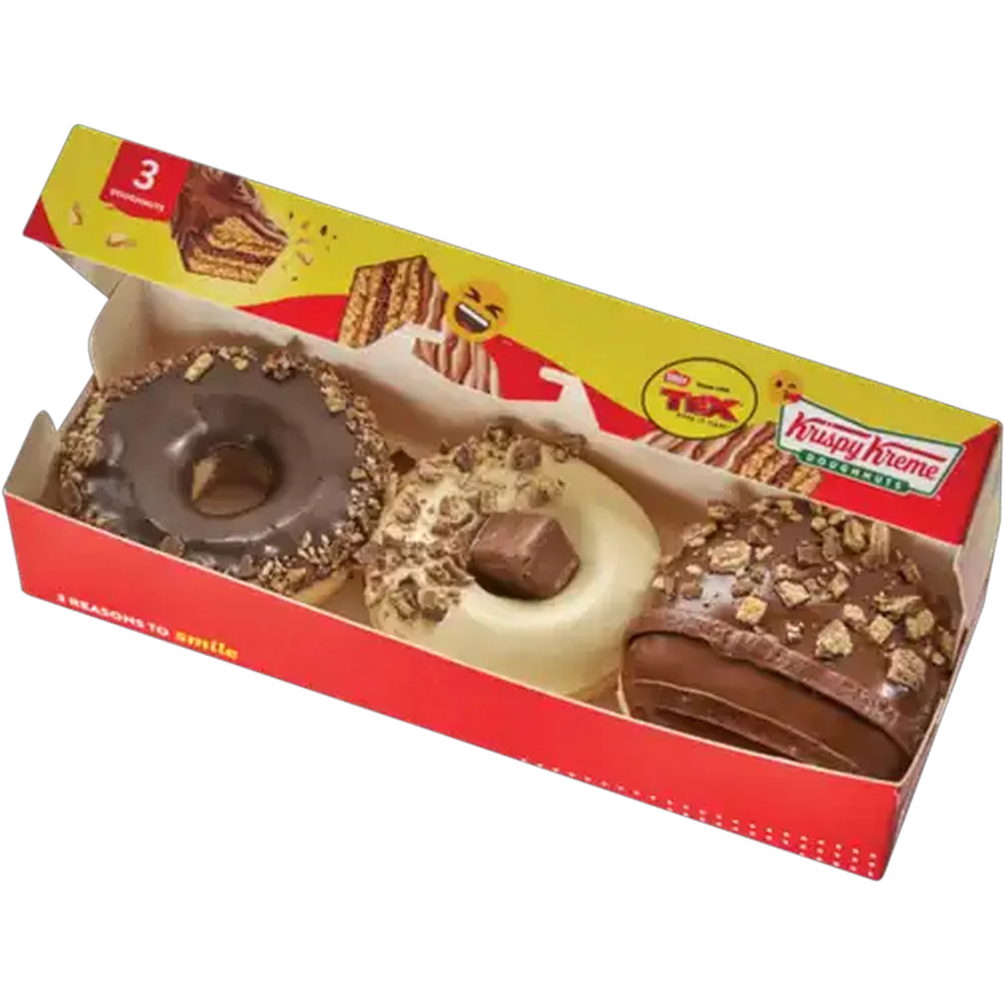 Image of Krispy Kreme Limited Edition Nestlé TEX® 3-Pack