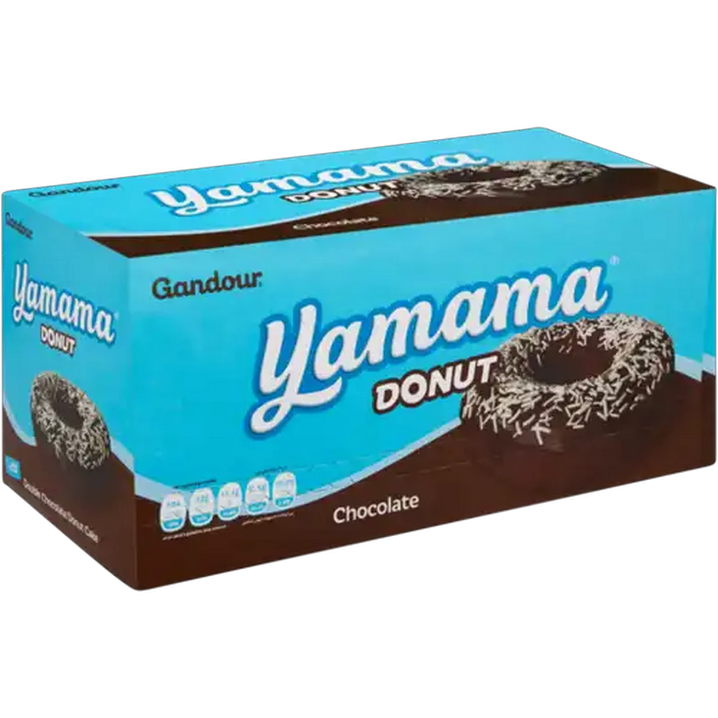 Image of Gandour Yamama Double Chocolate Flavoured Donut Cake 40g