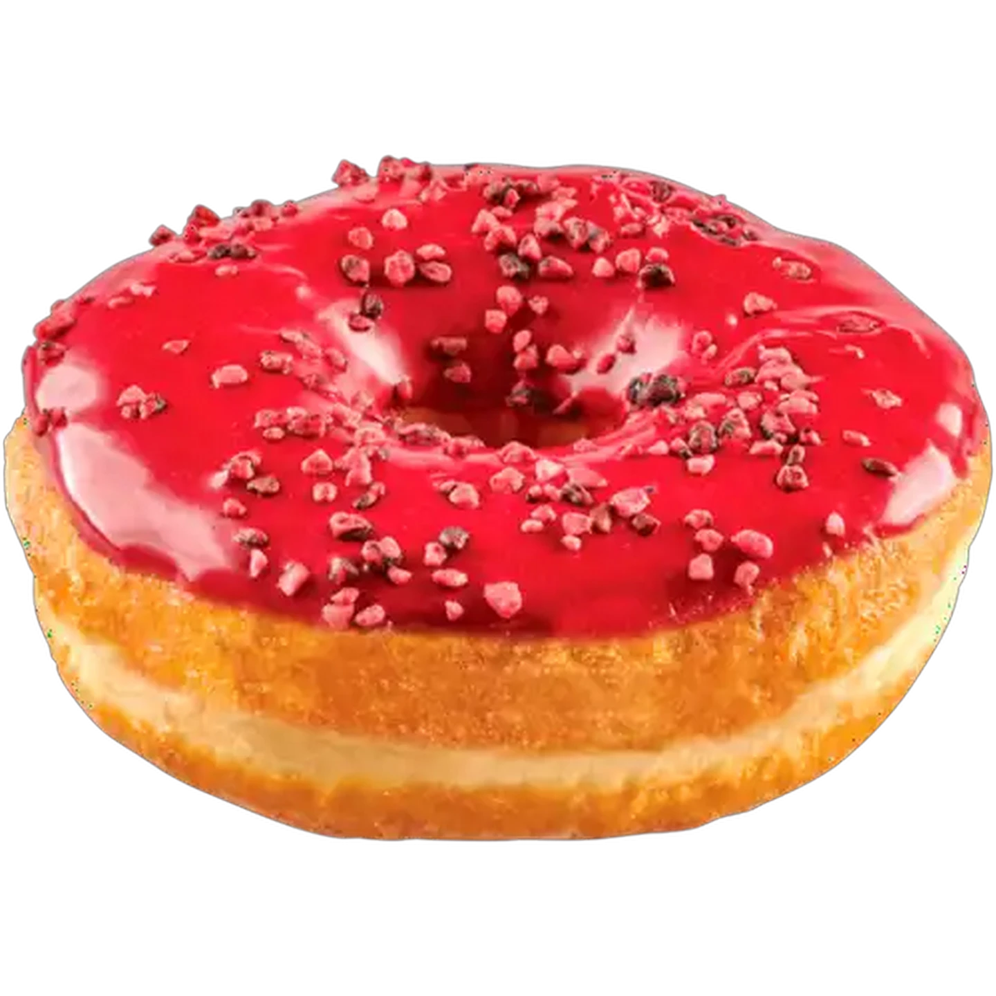 Image of Glazed Ring Doughnut With Sprinkles