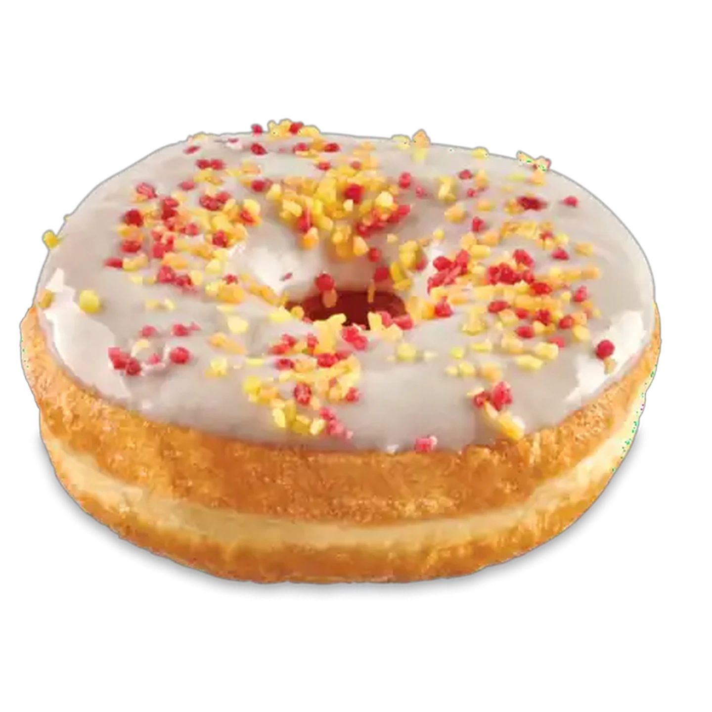 Image of Glazed Ring Doughnut With Sprinkles