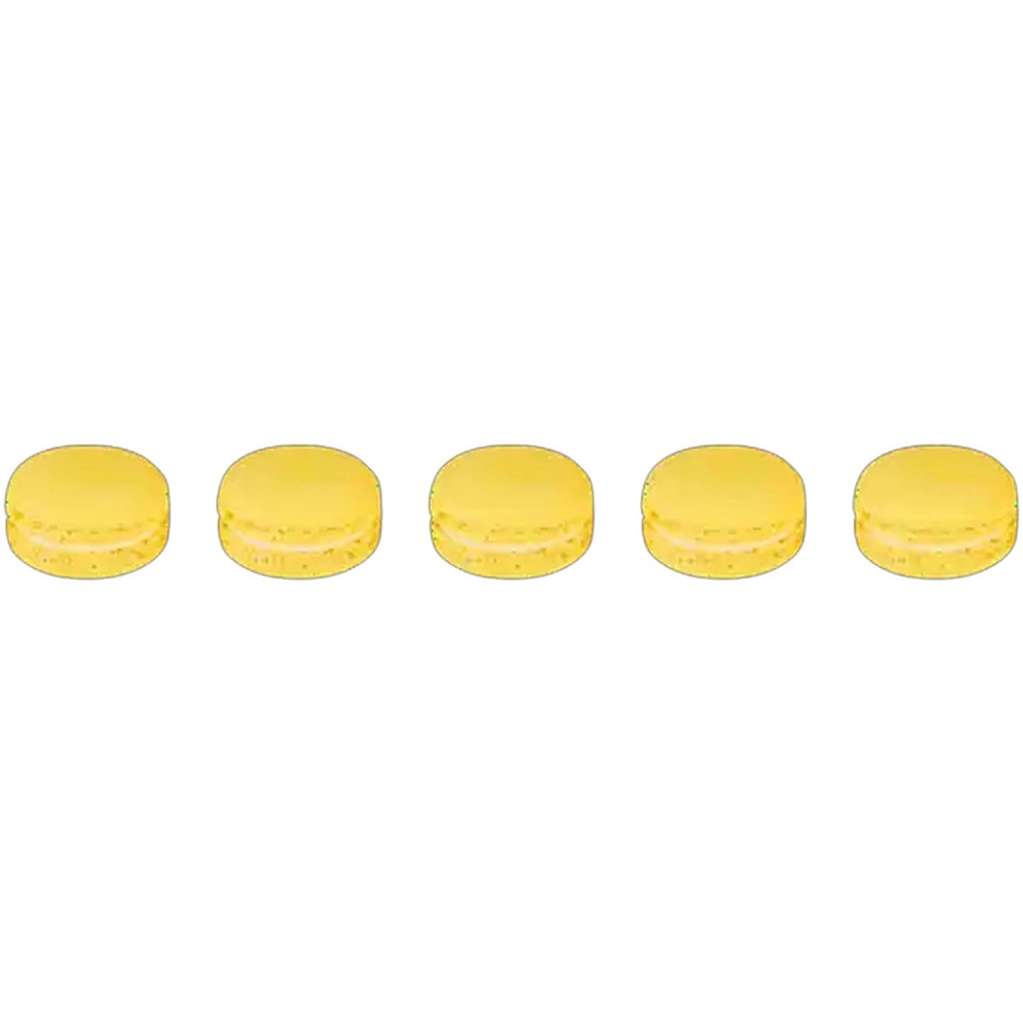 Image of Yellow Lemon Macarons 5 Pack
