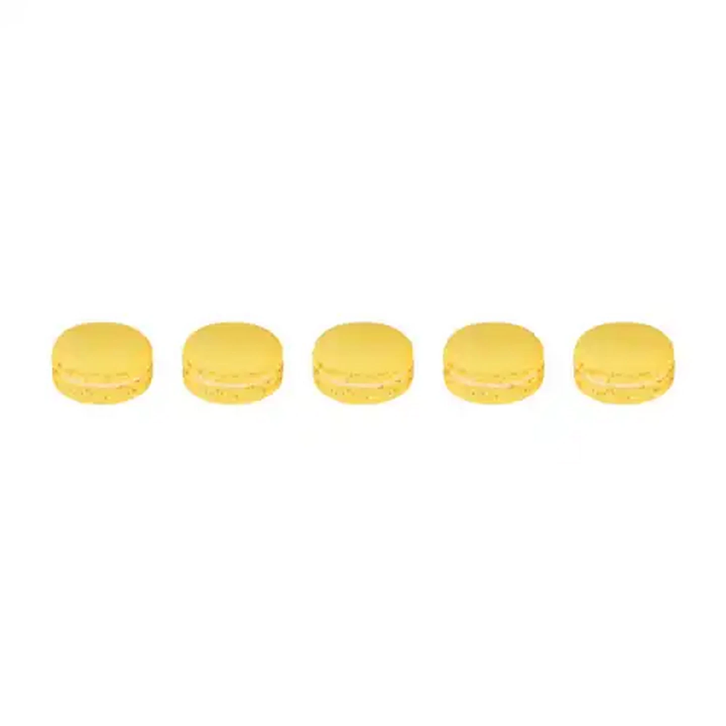 Image of Yellow Lemon Macarons 5 Pack