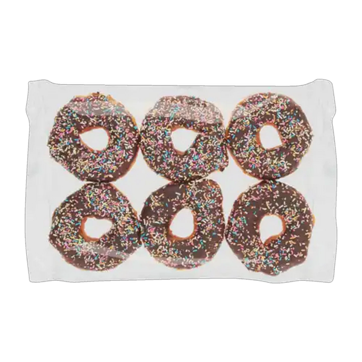 Image of Dipped Chocolate Doughnuts 6 Pack