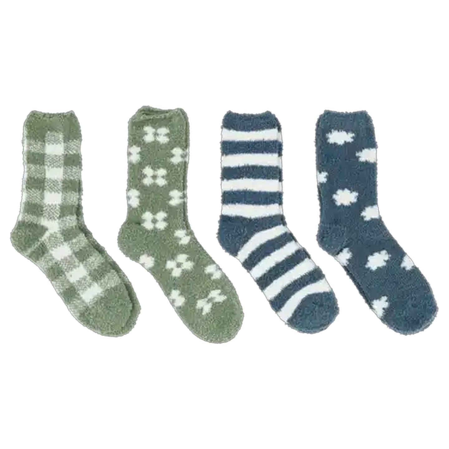 Image of Bare Basics Ladies Cosy Funky Anklet Socks 4-7 2-Pack (Design May Vary)