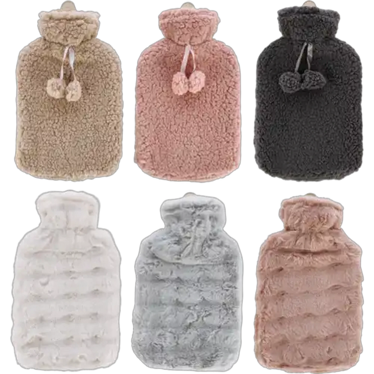 Image of General Hot Water Bottle with Soft Touch Sleeve 2L
