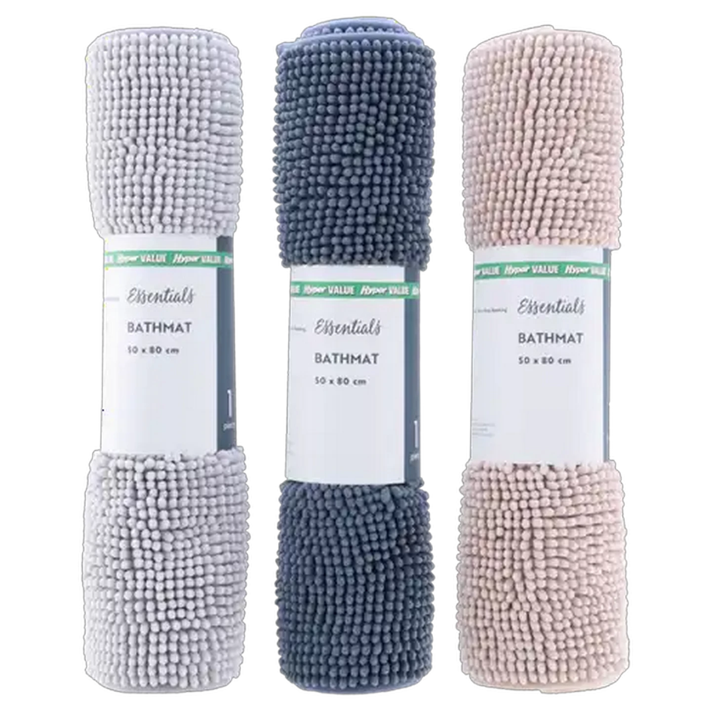 Image of Essentials Chenille Bathmat 50 x 80cm (Colour May Vary)