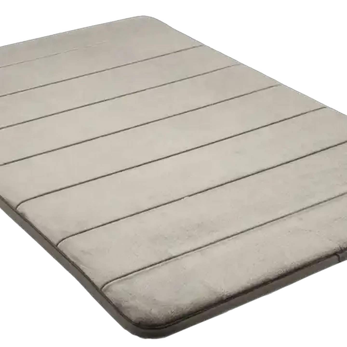Image of Hyper Value Essentials Charcoal Memory Foam Bath Mat 50 x 80cm