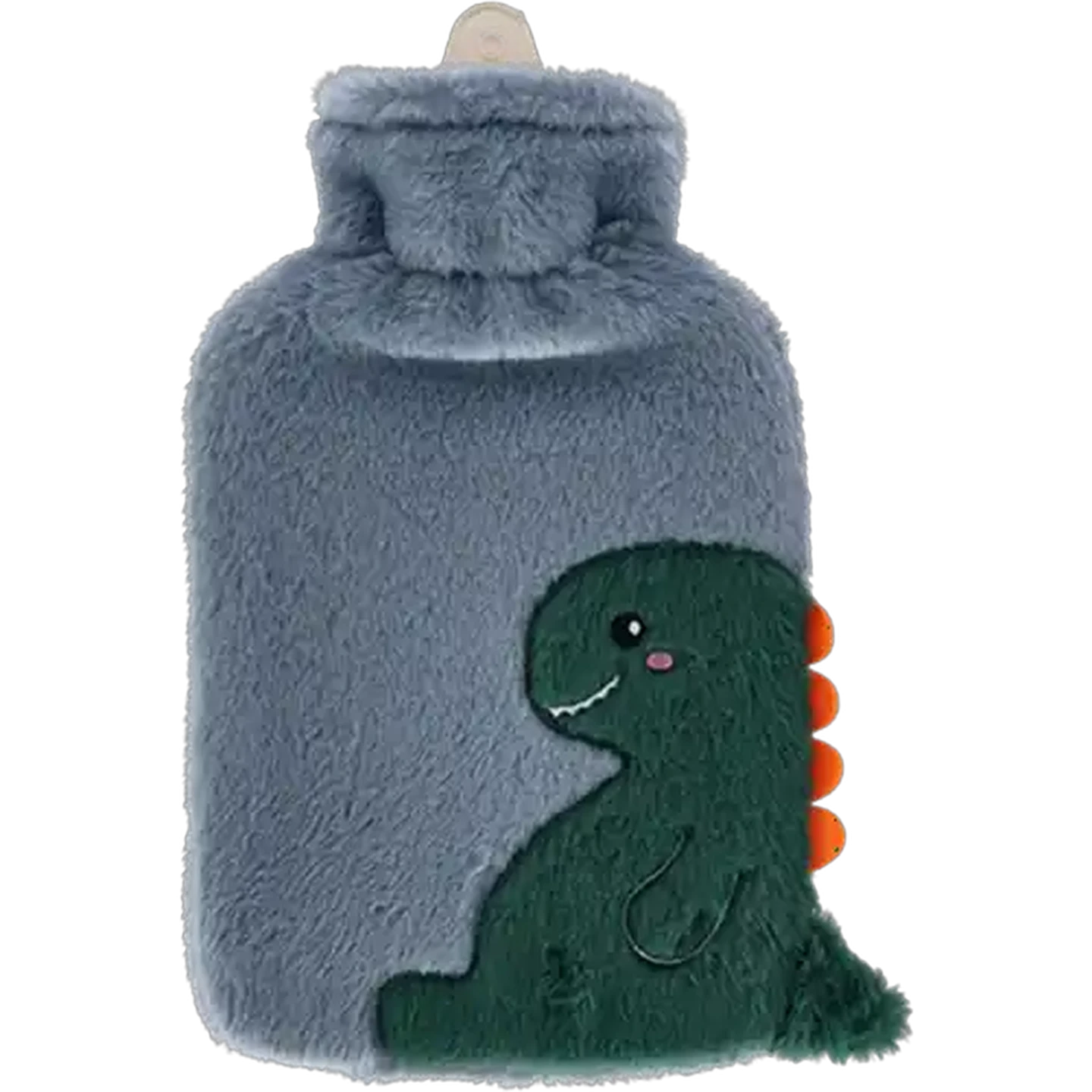 Image of Animals Fluffy Hot Water Bottle 2L (Design May Vary)