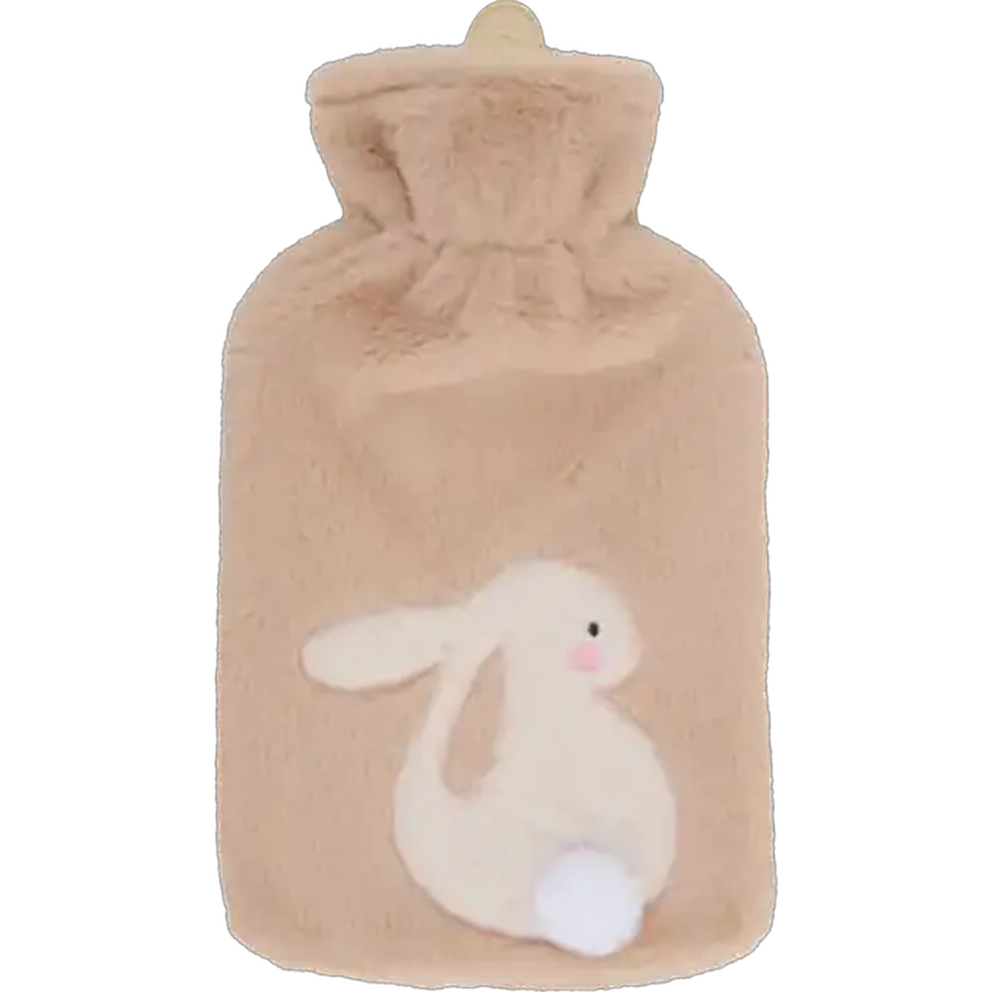Image of Animals Fluffy Hot Water Bottle 2L (Design May Vary)