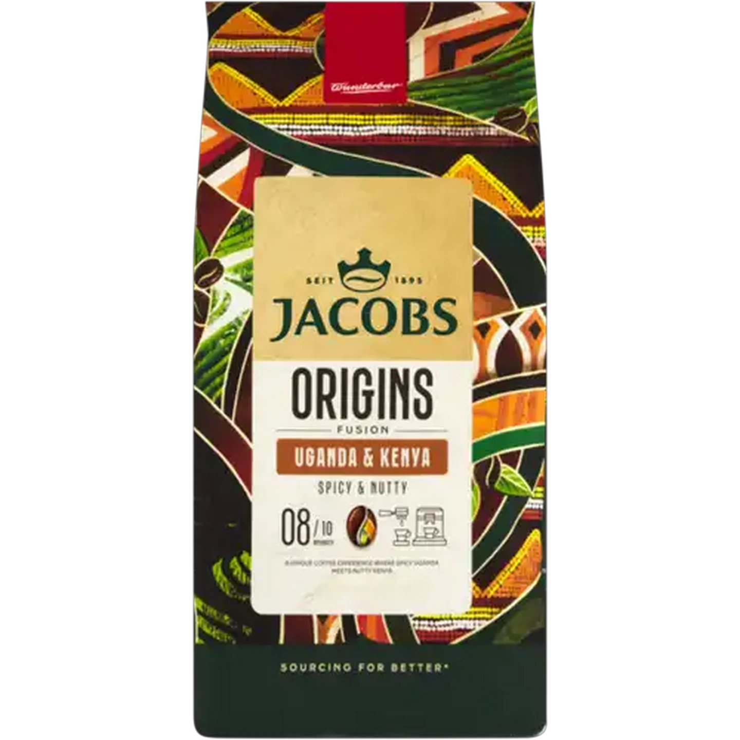 Image of Jacobs Origins Fusion Uganda & Kenya Coffee Beans 1kg