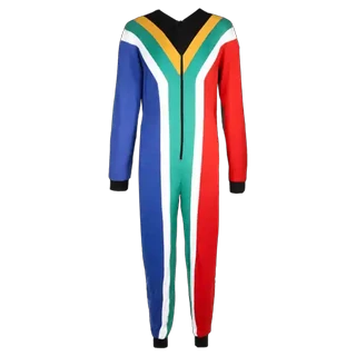 タイムトゥシャイン コスチューム フルコンプリート6体分 Checkers Sixty60 | Sixty60 Adult South African Flag Jumpsuit Small