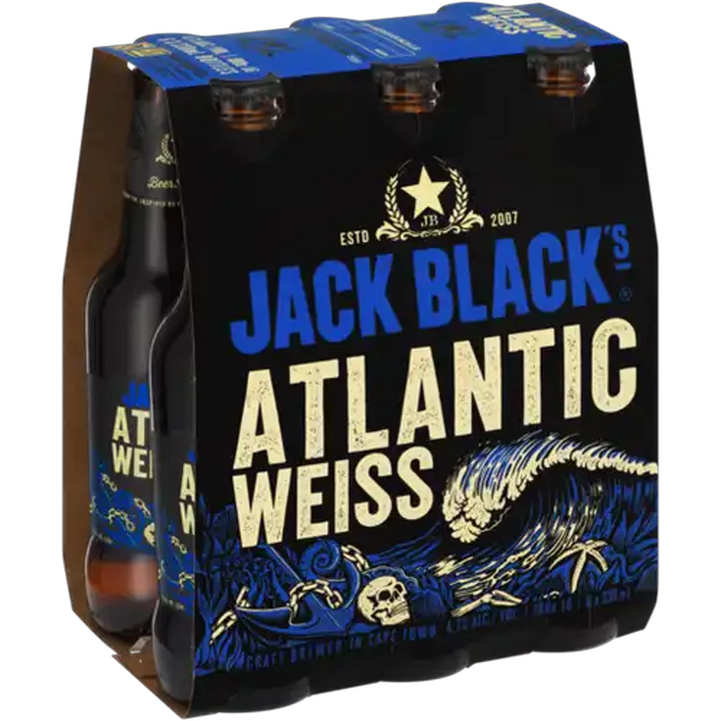Image of Jack Black's Atlantic Weiss Beer Bottle 6 x 330ml