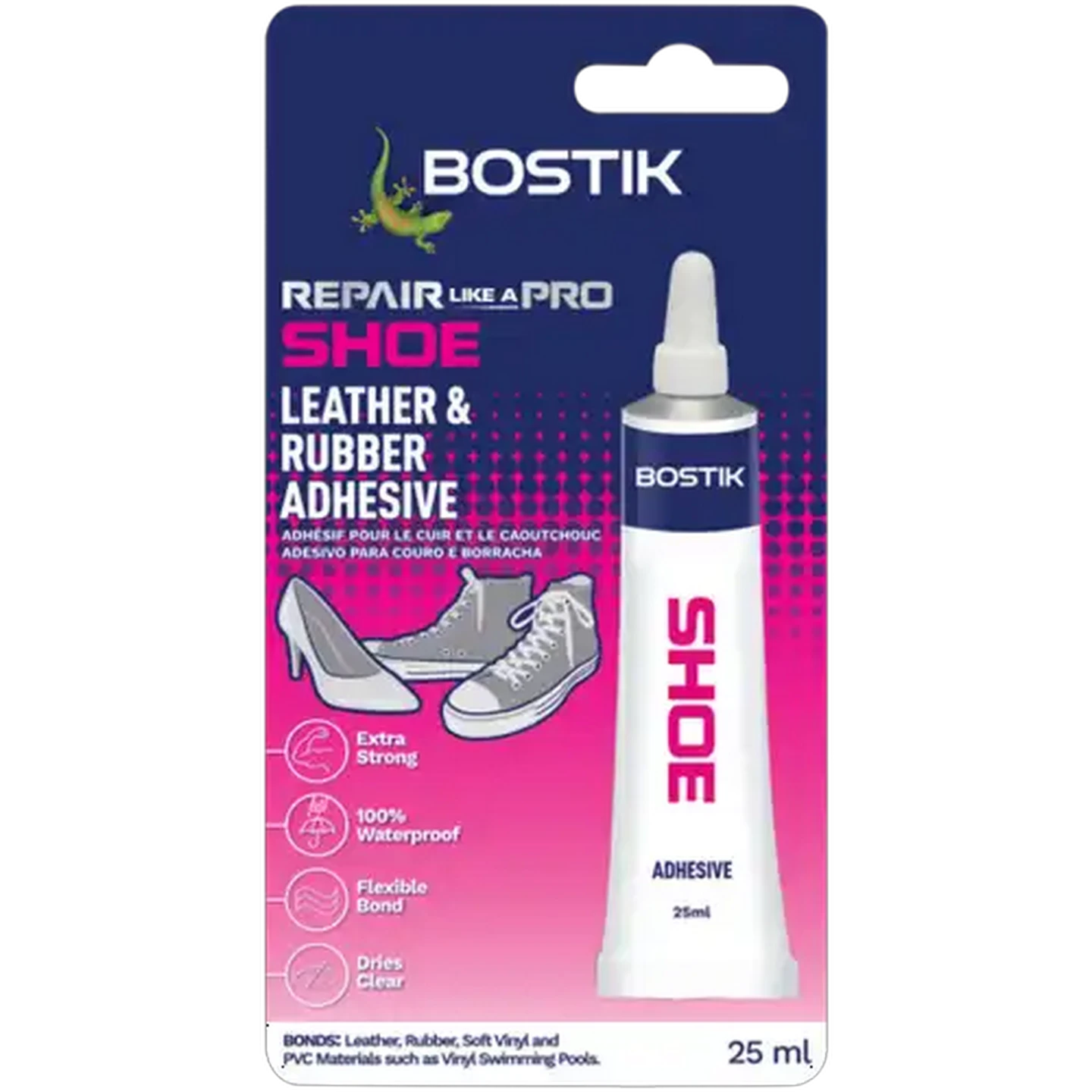 Image of Bostik Shoe Leather & Rubber Adhesive 25ml