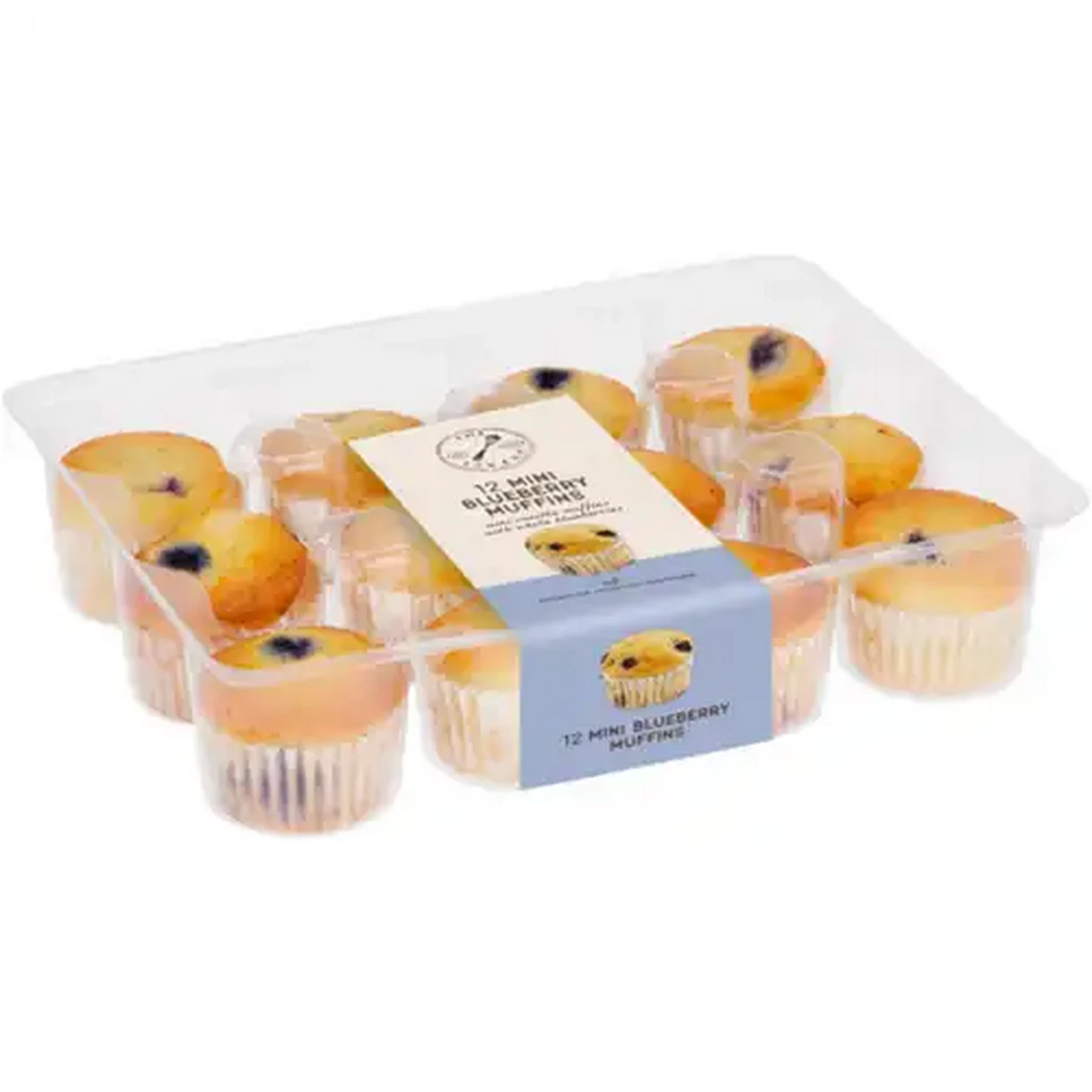 Image of The Bakery Mini Blueberry Muffins 12 Pack