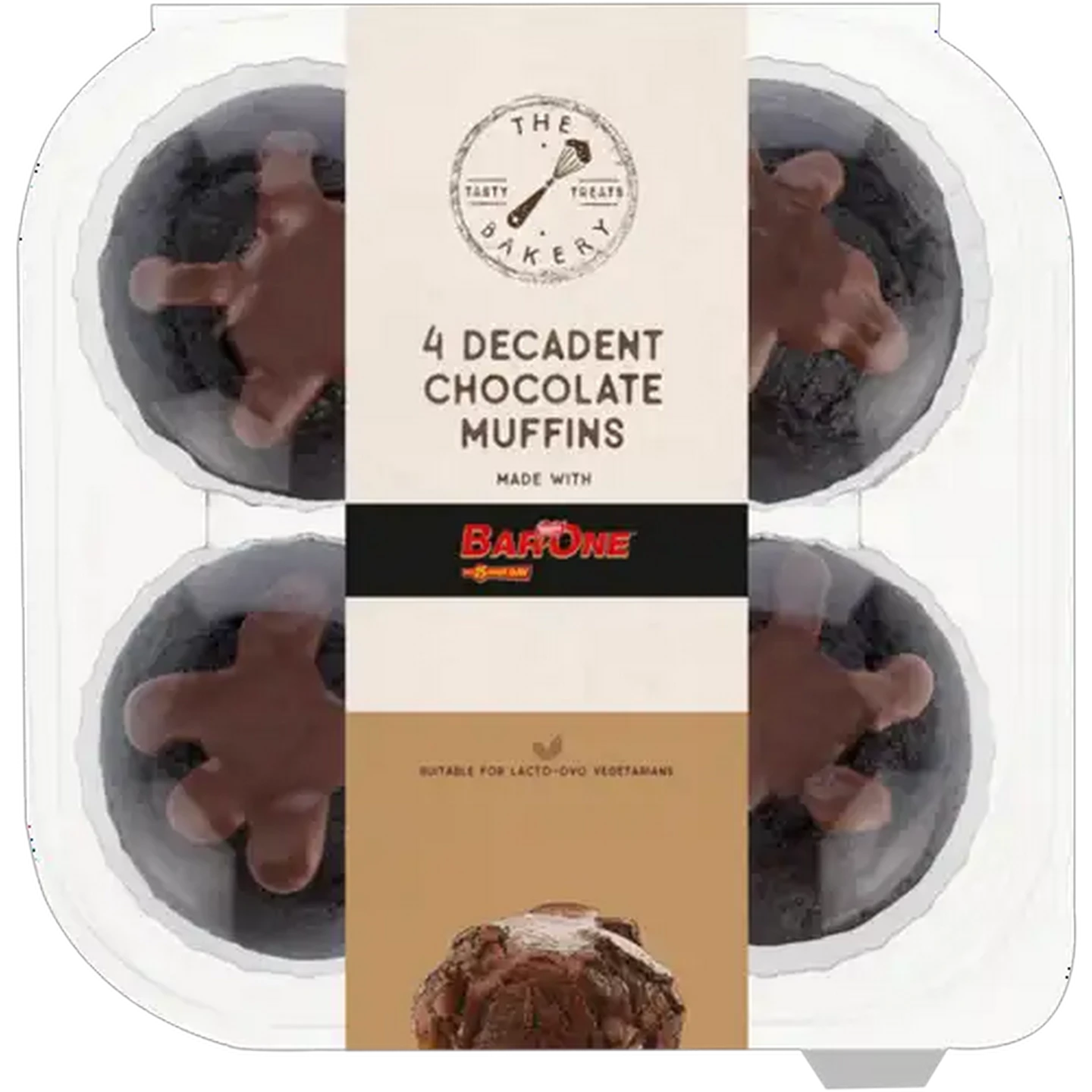 Image of The Bakery Bar-One Chocolate Muffins 4 Pack