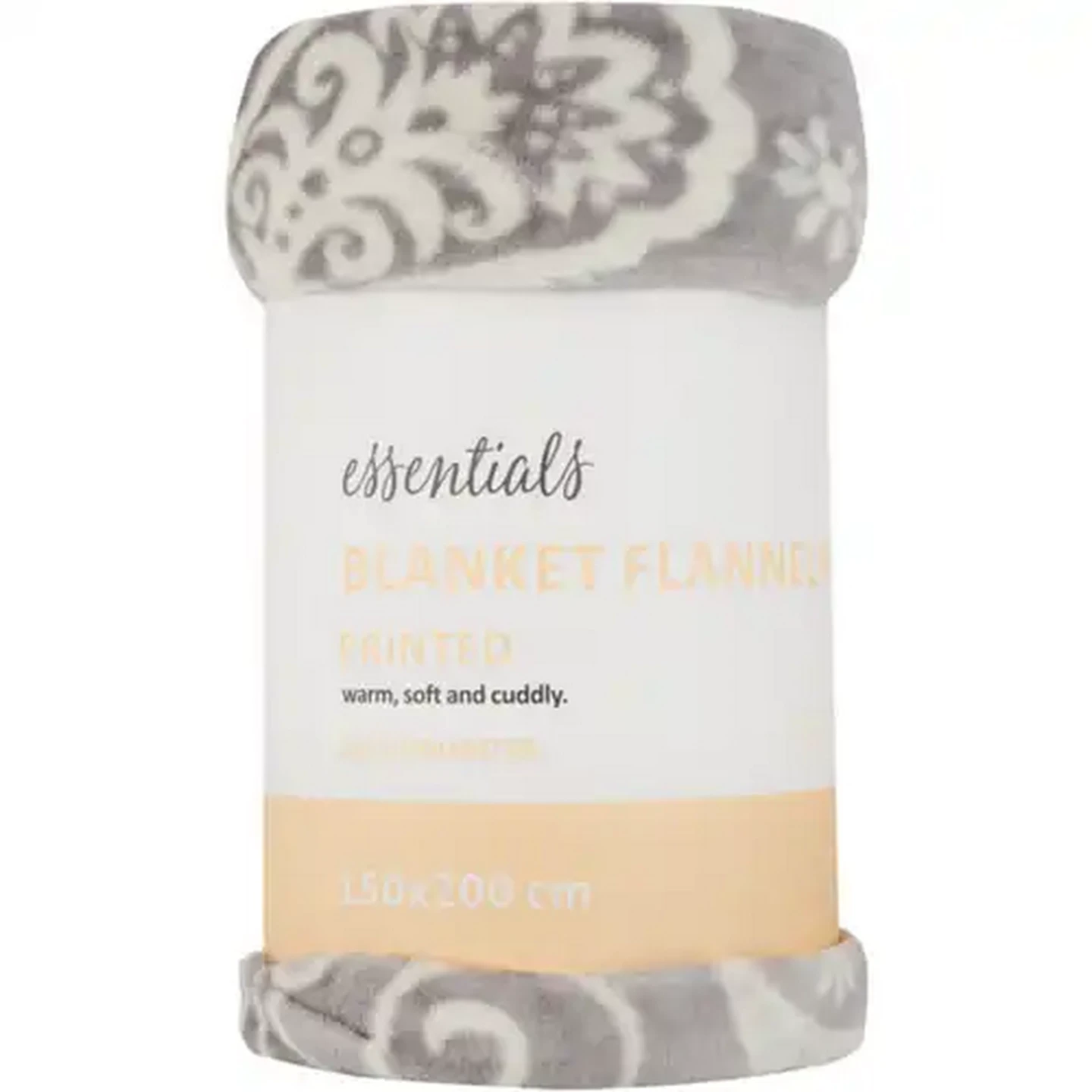Image of Essentials Printed Flannel Fleece Blanket 150 x 200cm (Design May Vary)