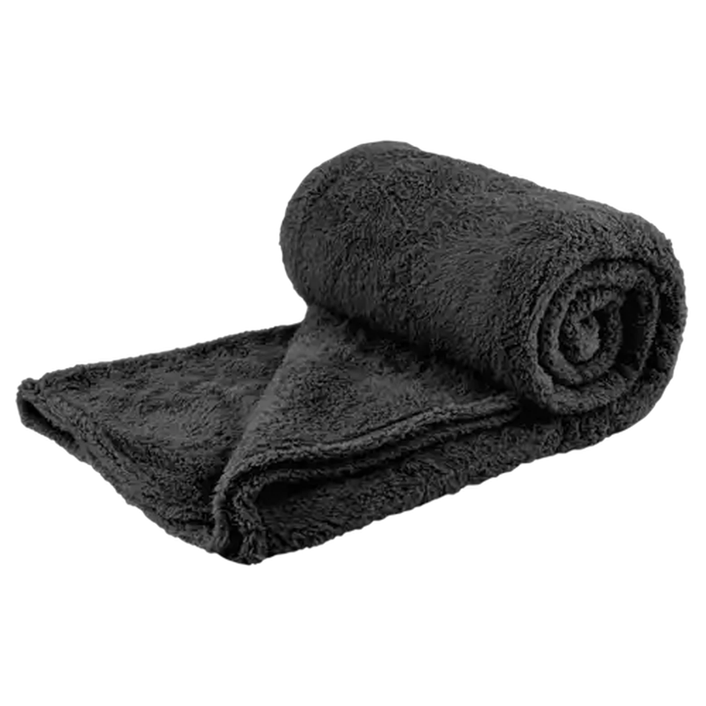 Image of Essentials Brush Sherpa Blanket 150 x 200cm (Colour May Vary)