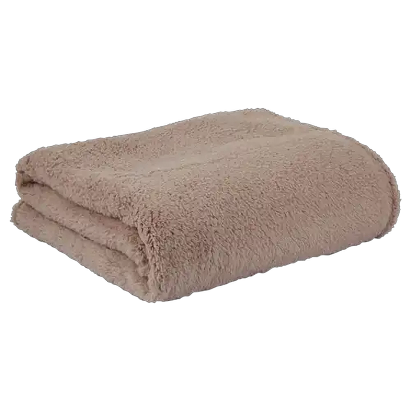 Image of Essentials Brush Sherpa Blanket 150 x 200cm (Colour May Vary)