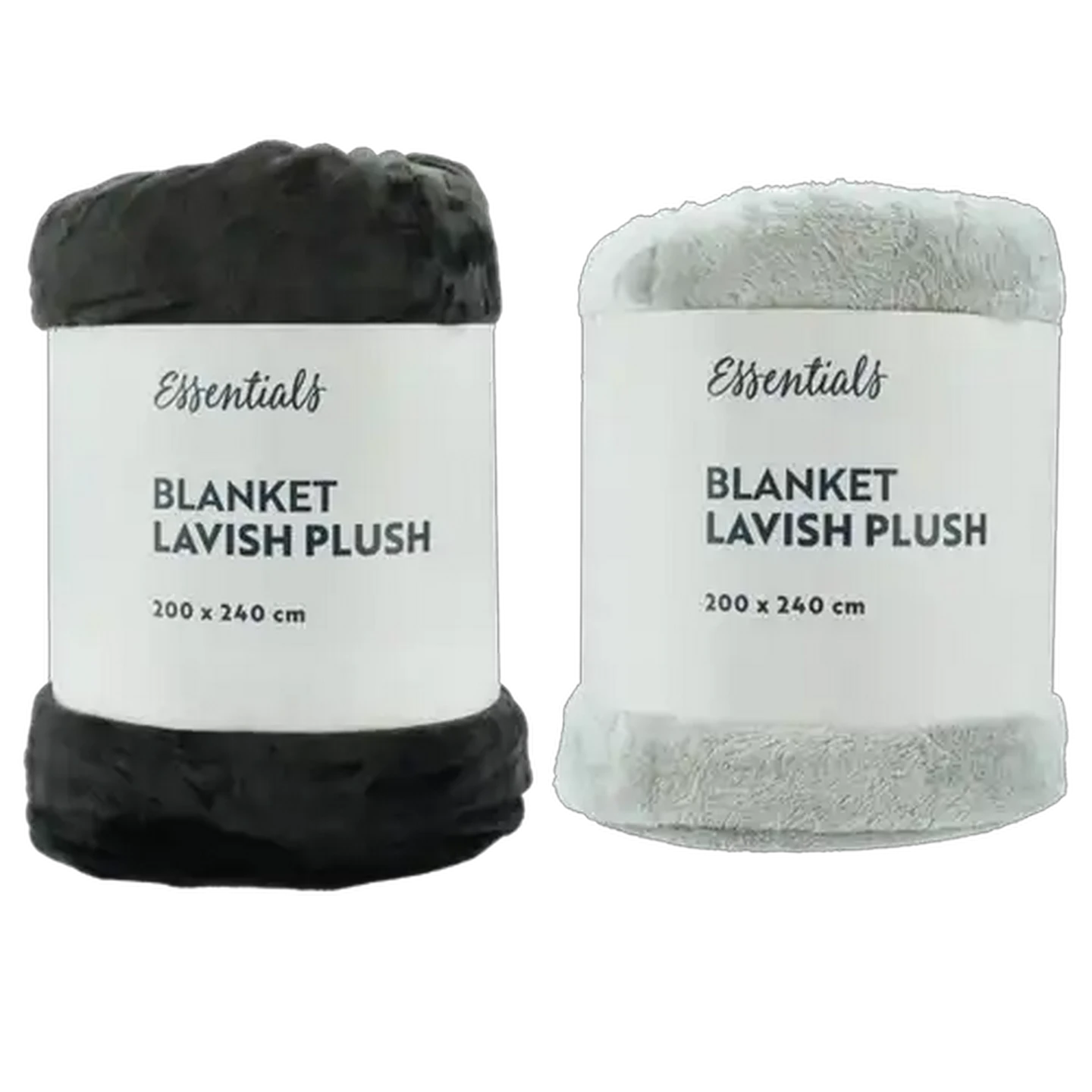 Image of Essentials Lavish Plush Blanket 200 x 240cm (Colour May Vary)