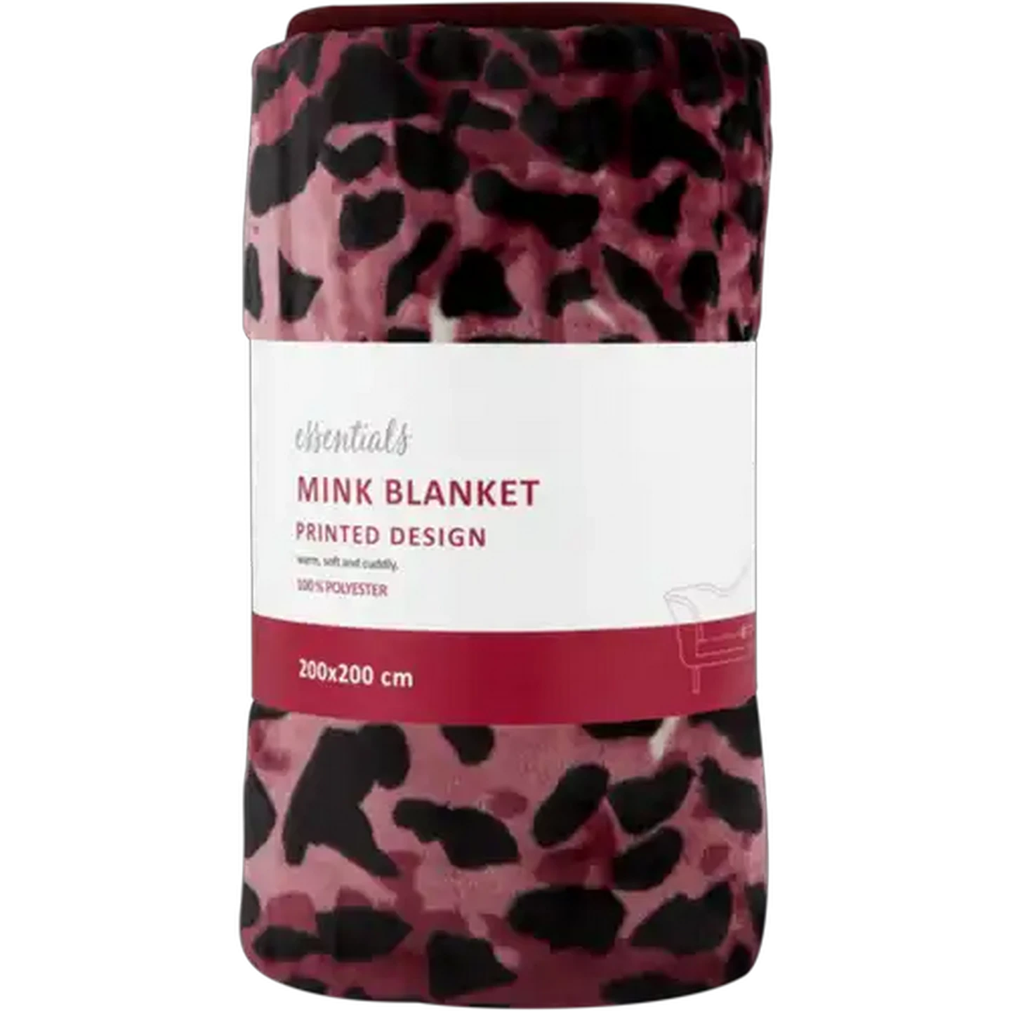 Image of Essentials Mink Blanket 2000mm x 2000mm (Design May Vary)