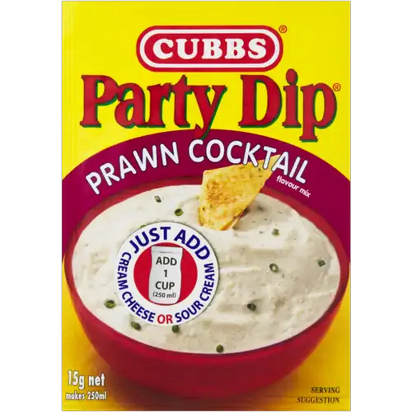 Image of Cubbs Party Dip Prawn Cocktail Flavour Mix 15g
