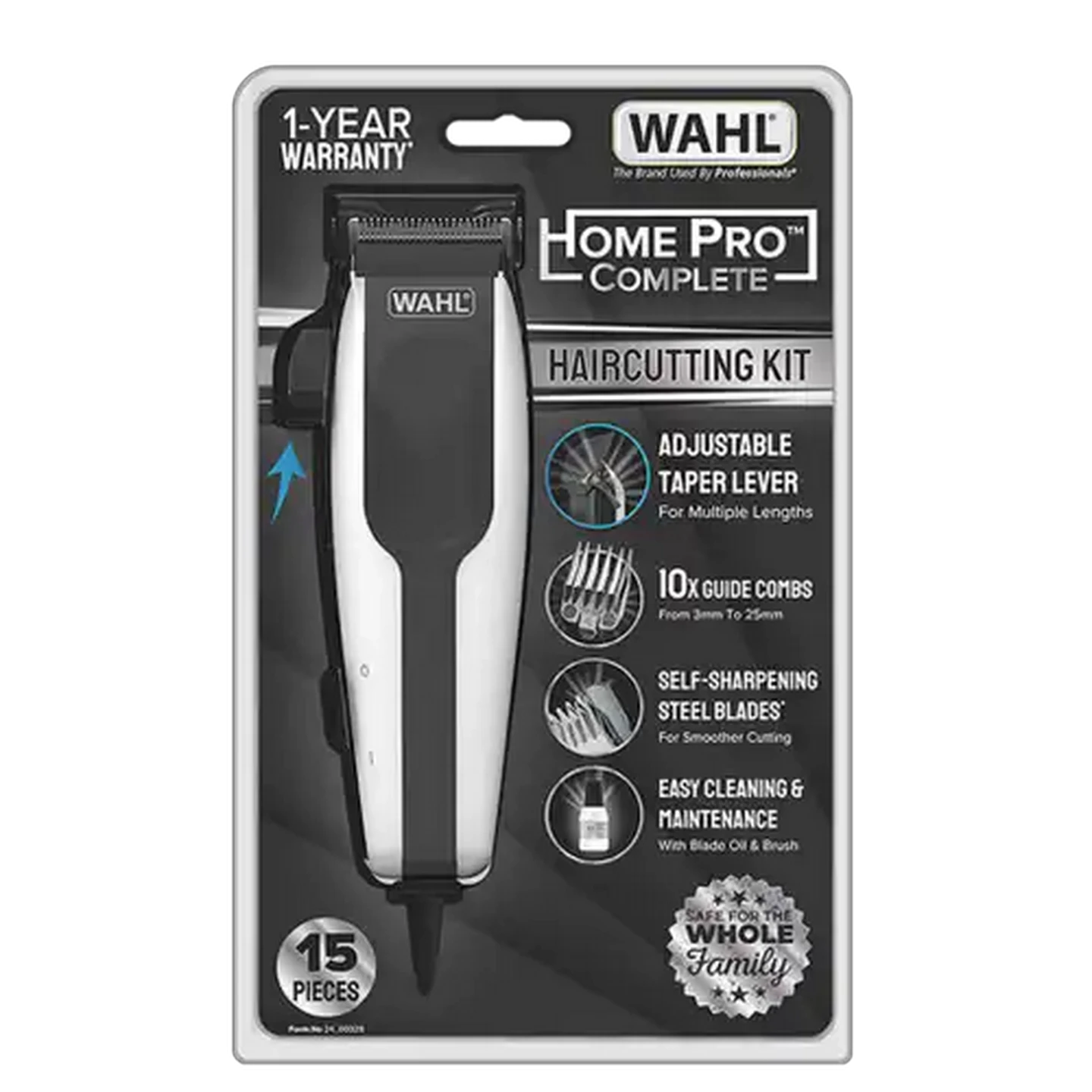 Image of Wahl Easy Cut Red Haircutting Kit 15-Piece