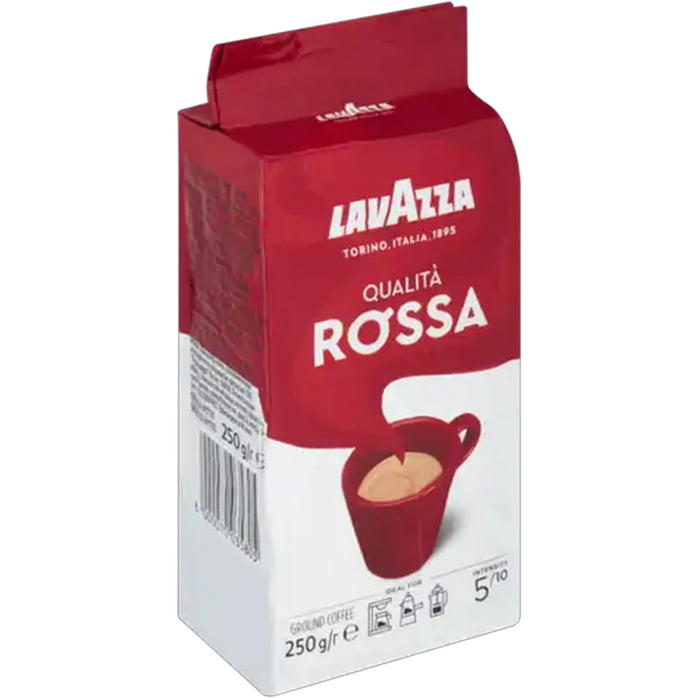Image of Lavazza Qualita Rossa Pure Ground Coffee 250g