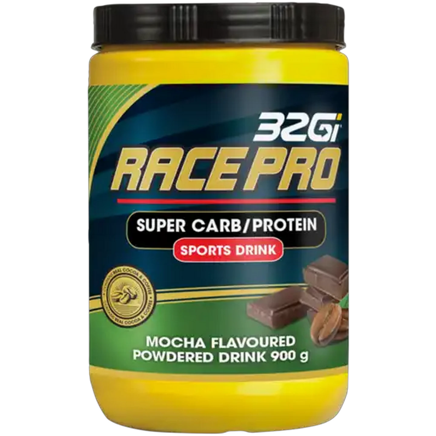 Image of 32Gi Race Pro Mocha Flavoured Powdered Sports Drink 900g