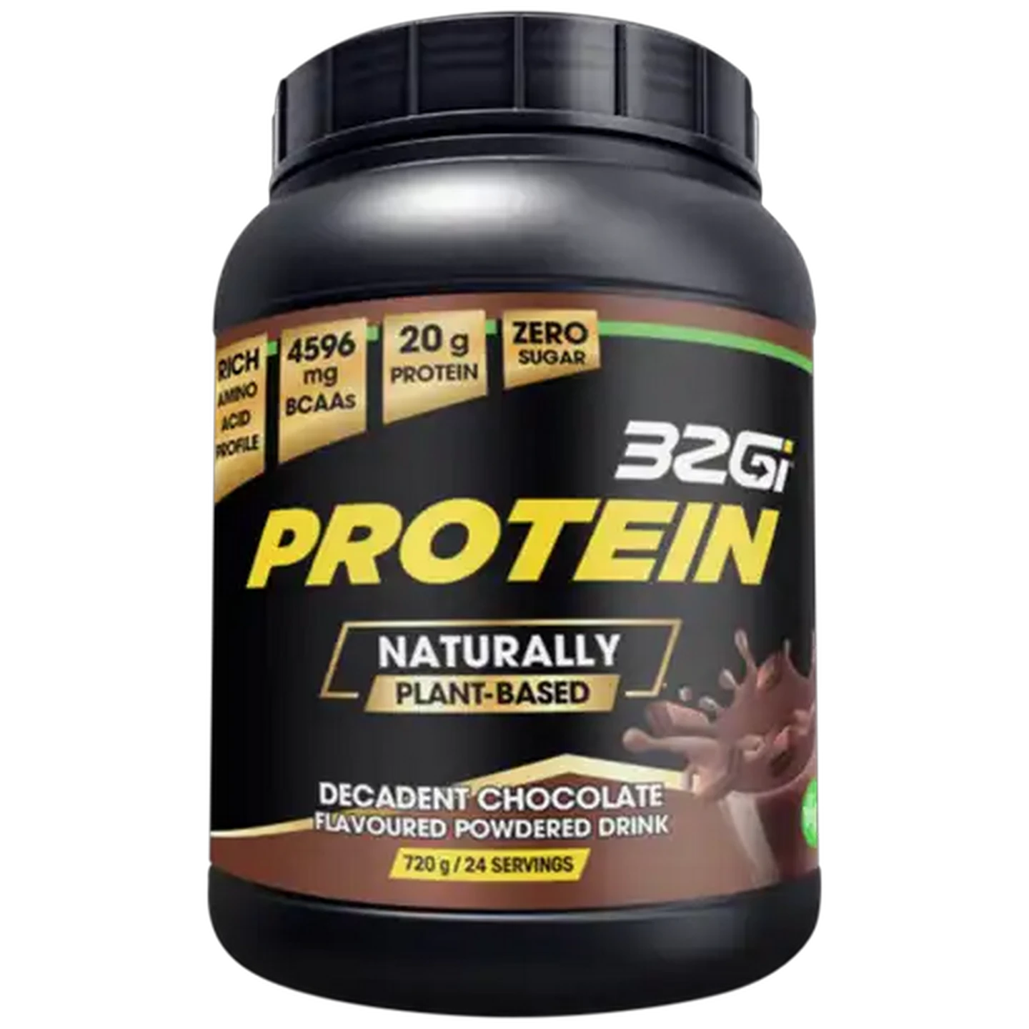 Image of 32Gi Protein Chocolate Flavoured Plant-Based Protein Powder 720g