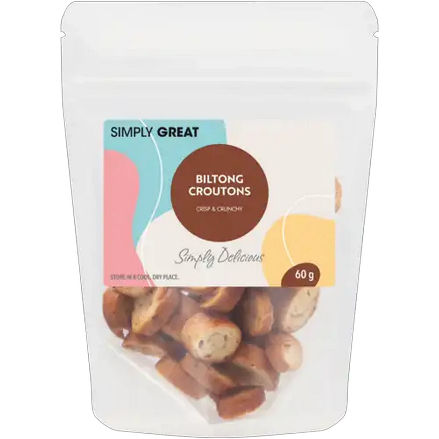 Image of Simply Great Biltong Croutons 60g