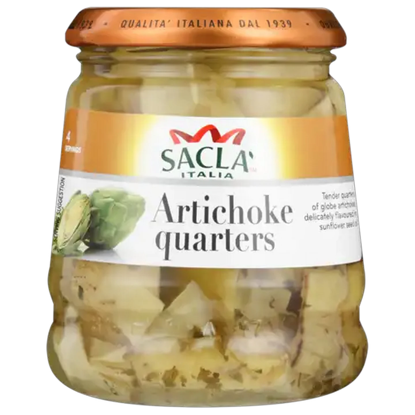 Image of Saclà Artichoke Quarters Antipasti 285g