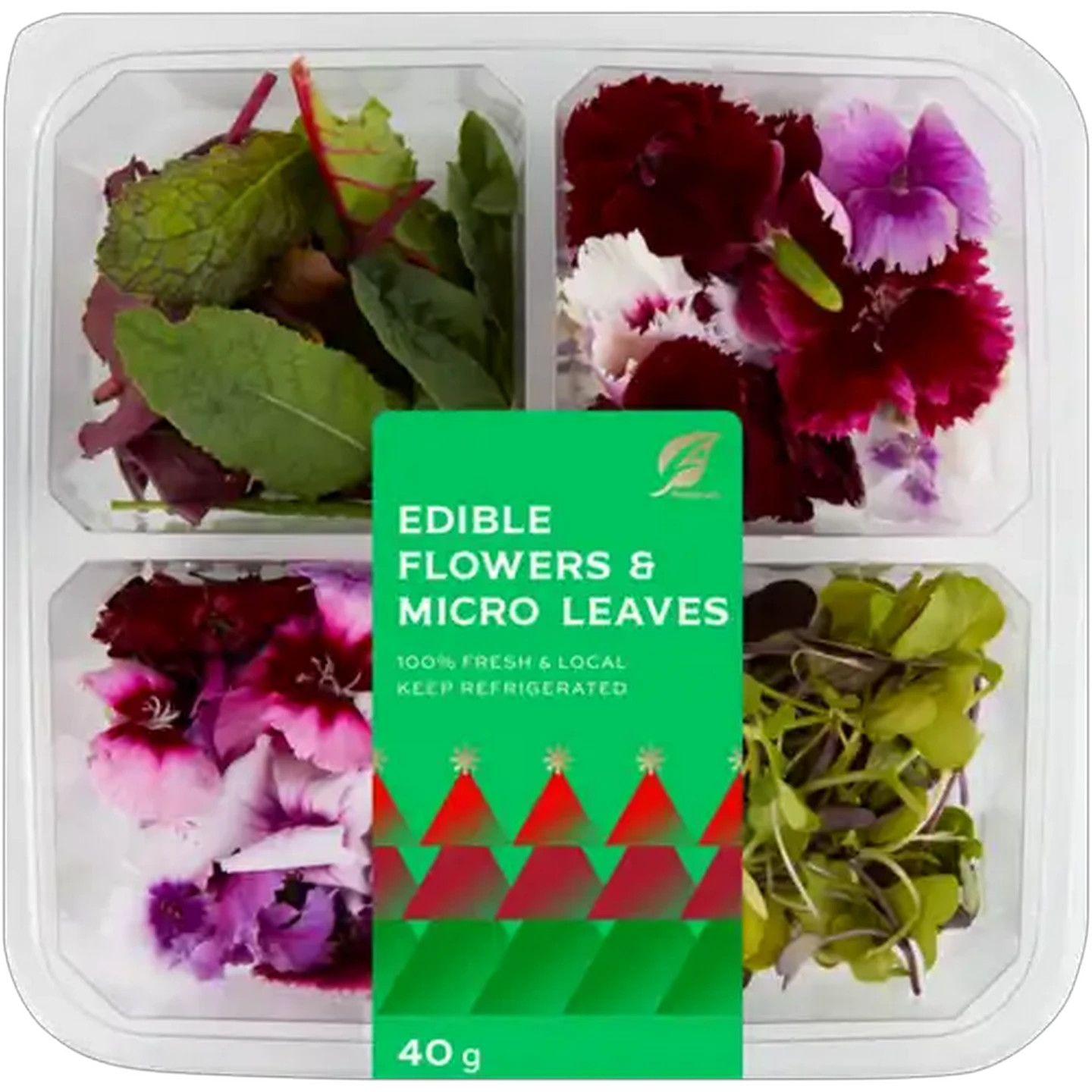 Image of Edible Flowers & Micro Leaves 40g