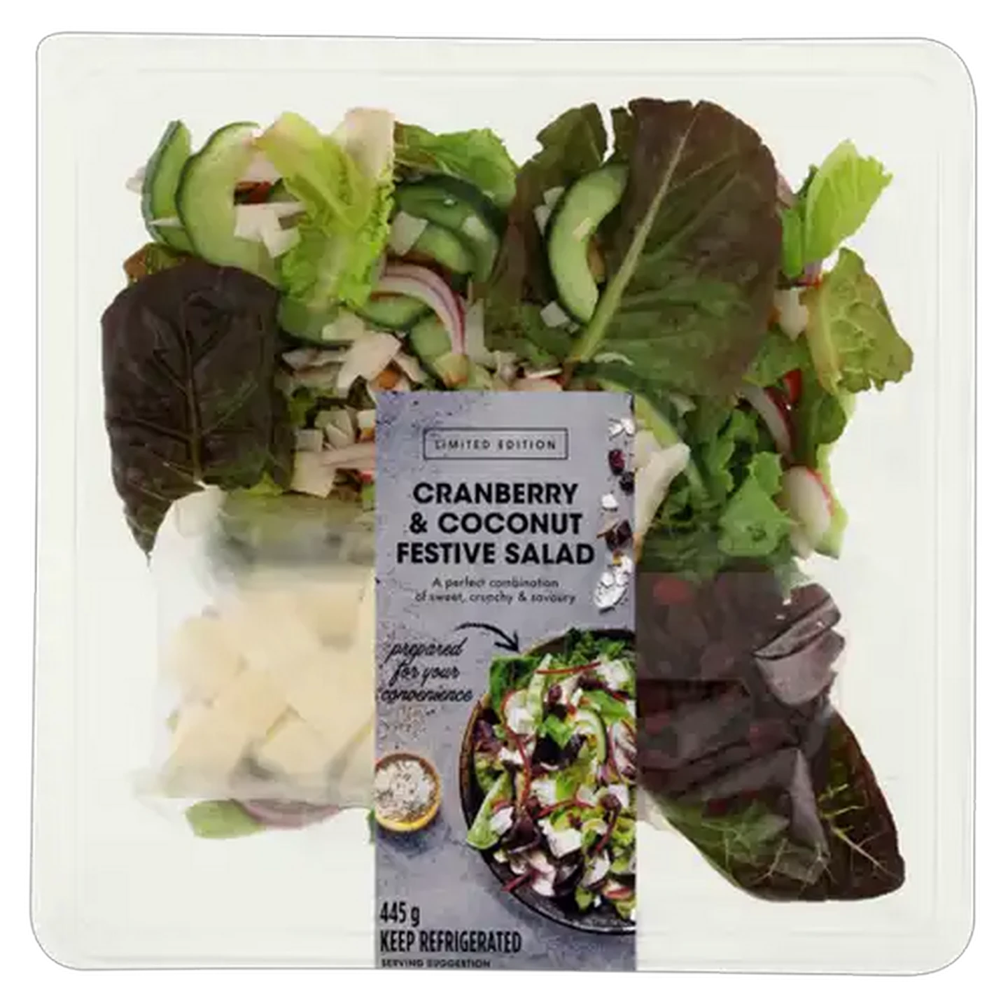 Image of Limited Edition Cranberry & Coconut Festive Salad 445g