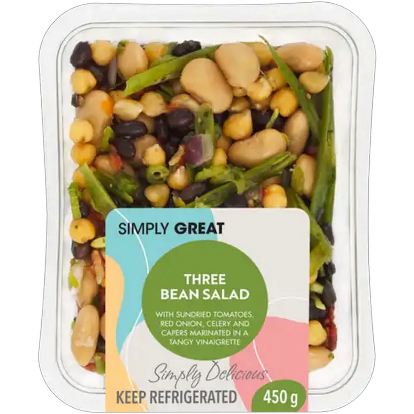 Image of Simply Great Three Bean Salad 450g