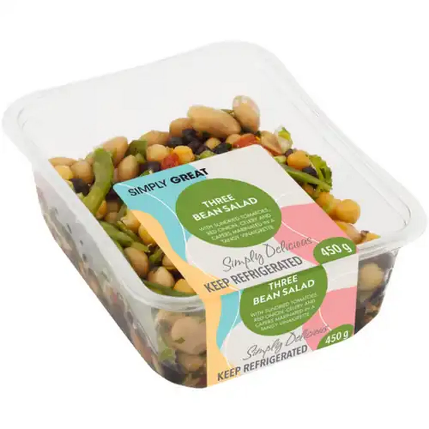 Image of Simply Great Three Bean Salad 450g