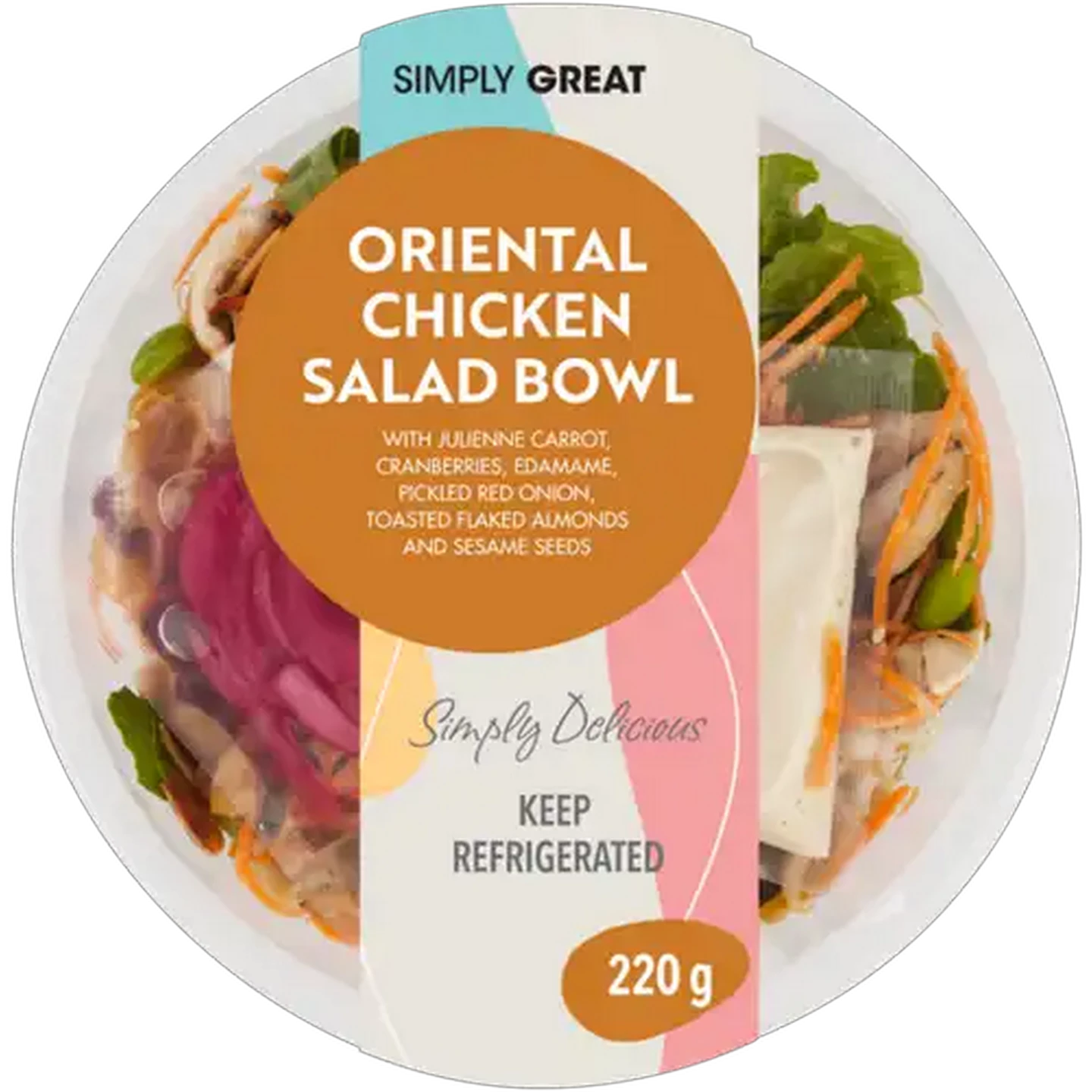 Image of Simply Great Oriental Chicken Salad Bowl 220g
