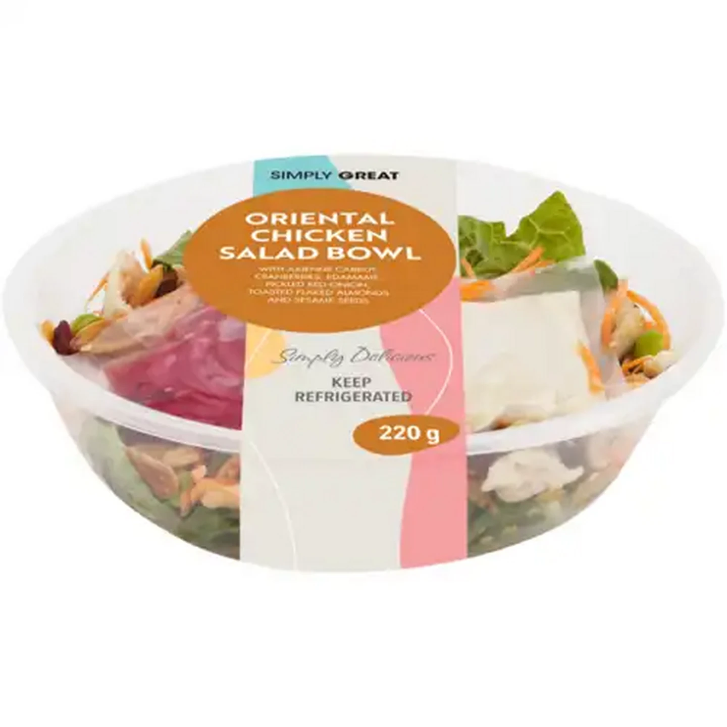 Image of Simply Great Oriental Chicken Salad Bowl 220g