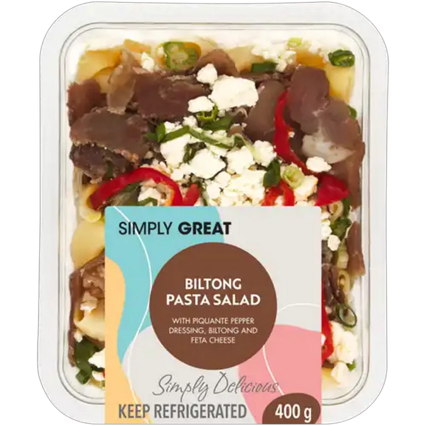 Image of Simply Great Biltong Pasta Salad 400g