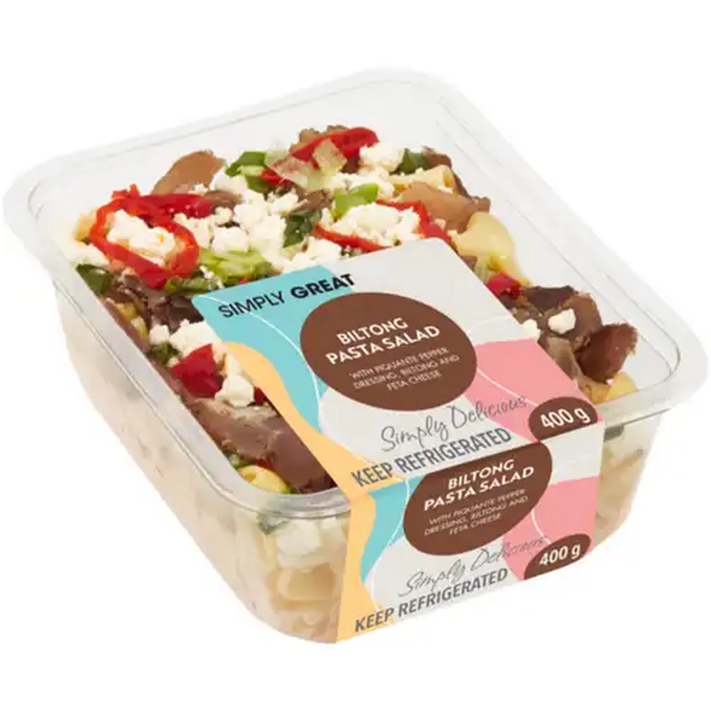 Image of Simply Great Biltong Pasta Salad 400g