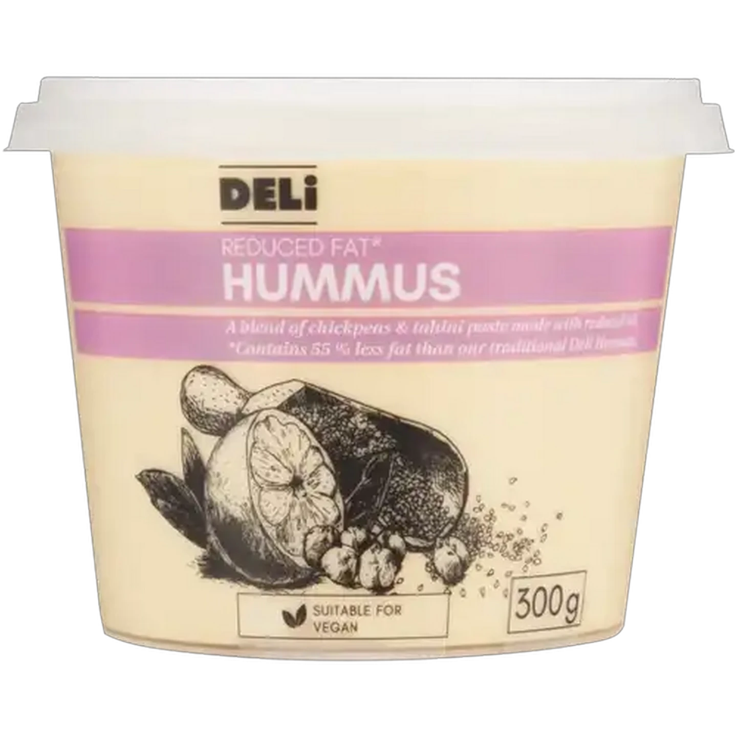 Image of Reduced Fat Hummus 300g